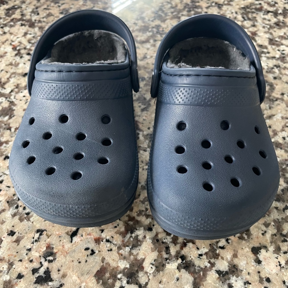 Fleece lined Crocs